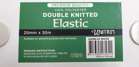 Elastic Double Knitted 25mm