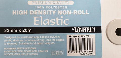 Elastic High Density Non Roll 32mm
