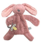 Pink Bunny Comforter with Dummy holder