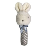 Bunny Stick Rattle - Grey- 16cm