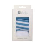 3pk Blue Newborn socks